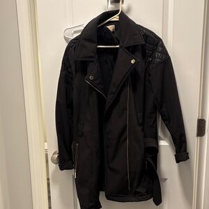 MICHAEL Michael Kors Black Trench Coat
